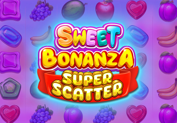 Слот Sweet Bonanza Super Scatter в Vostok Casino